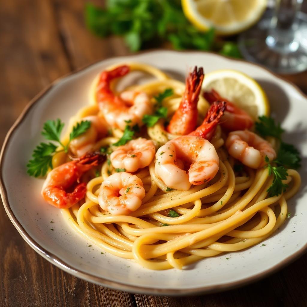 Linguine agli scampi